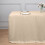 BalsaCircle6pieds Nappe ajustée en polyester couleur chair 4