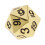 Heavy Metal D20 Vinte Lados 22mm 0,87 polegadas Poliédrico o Escuro 1