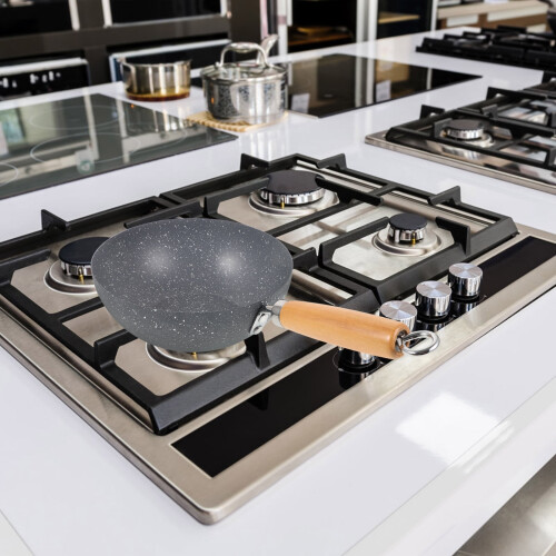OUNONA Small Nonstick Wok Pan, 37 cm 2