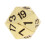 Heavy Metal D20 Vinte Lados 22mm 0,87 polegadas Poliédrico o Escuro 3