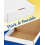 Shipping Boxes White Corrugated 12x9x3 Inch 22 Pack 5