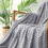 Κουβέρτα Fleece King Size για Κρεβάτι, 90x104 ίντσες Κομψή Κουβέρτα Jacquard Βελούδινη Μαλακή, 6