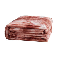 Coperta, coperta in pile di cotone e flanella arancione, coperta leggera con stampa scandinava per ufficio, divano e viaggi.