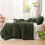 California King Sengeteppesett Boho Ensfarget 5