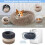 Super Soft Cat Donut Bed Plush Washable Winter Sleeping Bed 4