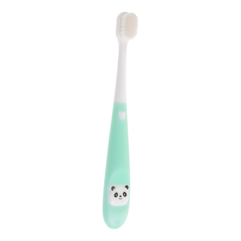 Soft Bristle Manual Toothbrush for Babies with Gentle Bristles and Ergonomic Handle in Panda Design