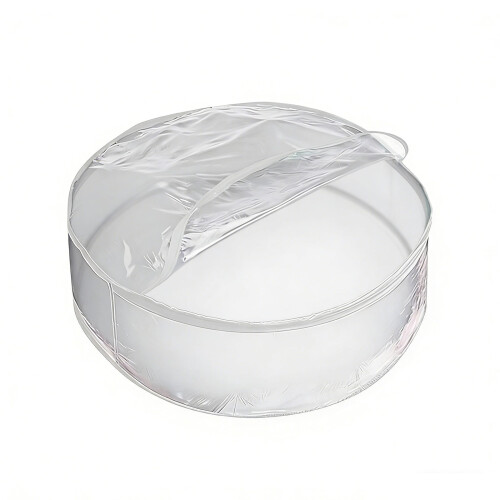 Christmas Wreath Storage Bag – Clear PVC with Handle, 30 1