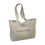 Gesteppte Canvas-Schultertasche Beige 65 x 44 cm 2