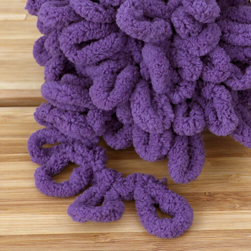 Fire Bulky Loop Gri Moale, Vopsit Chenille, Pachet de 2 2