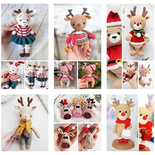 1Pack Νήματα τζιν, νήματα από βαμβάκι Amigurumi, νήματα από βαμβάκι, νήματα πλεξίματος, 2