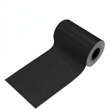 Fita adesiva para reparo de couro, 7,6 cm x 152,4 cm, preta, grão fino, para móveis, vinil, assentos de carro, sofás – compatível com sofás de