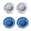 Conjunto de 5 boinas de polimento e enceramento para carros, macias, de 5 a 10 polegadas (azul safira, 5 a 6 polegadas*). 3