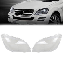 Couvercles de phares avant gauche et droit pour Mercedes-Benz ML ML350W164 (2009-2011)