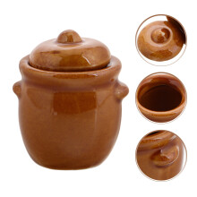 Mini barattolo per kimchi retrò per mobili da cucina per casa delle bambole, piccoli accessori per casa, oggetto di scena in miniatura, barattolo