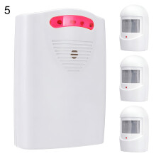 Alarme sans fil pour allée avec détecteur de mouvement PIR, signal sonore et LED.