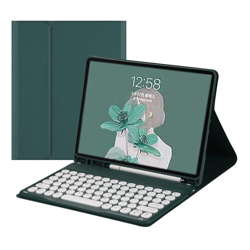 Θήκη Galaxy Tab S10+/S9+/S9FE+/S8+/S7+/S7FE 12,4" με αποσπώμενο ασύρματο πληκτρολόγιο, βάση για S Pen,