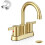 Βρύση μπάνιου χωρίς μόλυβδο 4 ιντσών με 2 λαβές σε κεντρικό σετ βουρτσισμένου 1