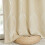 Microfiber Blackout Curtains 52"W x 84"L, Silver Wave Foil 5