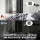 Blackout Thermal Curtains 46x63 in, 2 Panels Grey 4