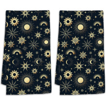 Lot de 2 serviettes Ă motifs papillons, 45,7 x 66 cm