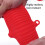 Doigtiers anti-brûlures en silicone vert résistant à la chaleur 6