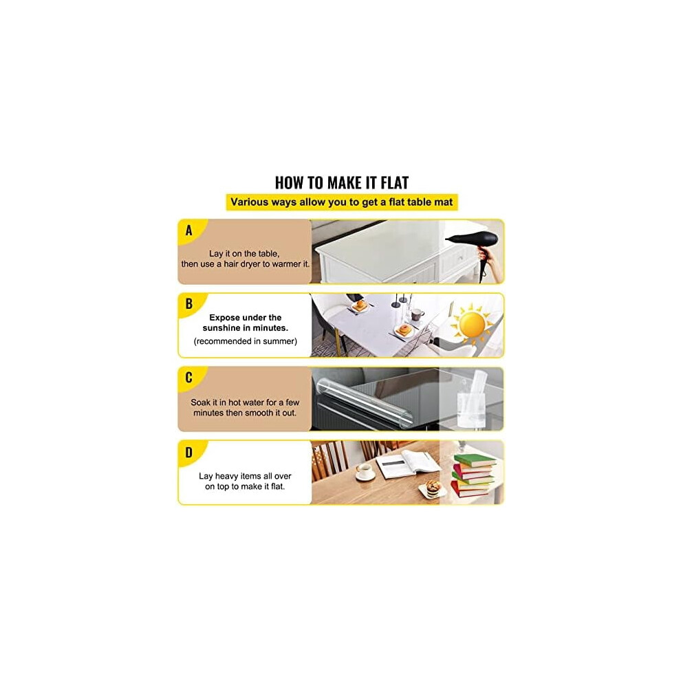 PVC Clear Desk Protector 96x46