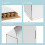 Caixas de envio de papelão ondulado branco, 28 x 15 x 15 cm (11 x 6 x 6 polegadas), pacote com 20 unidades. 4