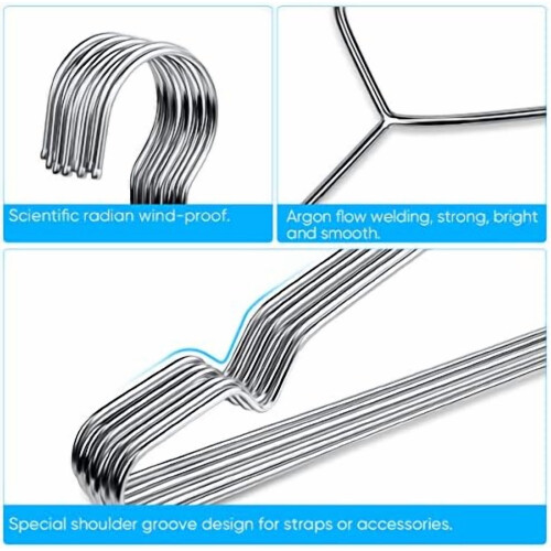 Galgar i rostfritt stål 16,5 cm 50-pack 2
