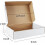 Caixas de envio brancas pequenas, tamanho 9x6x2 polegadas, pacote com 25 unidades. 3