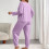 Καλοκαιρινά Σετ Σύνολα Women2Piece Μοντέρνα Παντελόνια με Στρογγυλή Λαιμόκοψη Κοντά 5