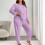 Καλοκαιρινά Σετ Σύνολα Women2Piece Μοντέρνα Παντελόνια με Στρογγυλή Λαιμόκοψη Κοντά 2