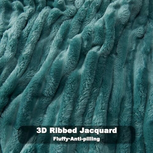 King Flannel Fleece Throw Blanket Light Teal 2