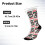 67Socks Graphic Crew-sokker, 6-pak 4