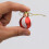 Bruchsichere rote und weiße Bonbonornamente, 3 cm, 24er-Packung 4