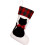 Chaussette de Noël double face motif patte de chat (1 pièce) 2