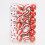 Bruchsichere rote und weiße Bonbonornamente, 3 cm, 24er-Packung 3
