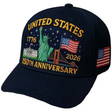 yocbz250-års jubilæumshat USA Patriotiske baseballkasketter Eagle1776-2026Baseballkasket til mænd og kvinder250-års jubilæumskasket, blå