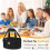 Bolsa térmica redonda para caçarola, preta, 31,75 cm (12,5 polegadas) 6