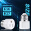 TIFOR E26/E27 3-benet pærefatningsadapter (8 stk.) 2