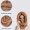 Γυναικεία 3σε1 Slouchy Fleece Beanie Καπέλα Κασκόλ Μάσκα με Κουκούλα Μπαλακλάβα Χειμερινό 6