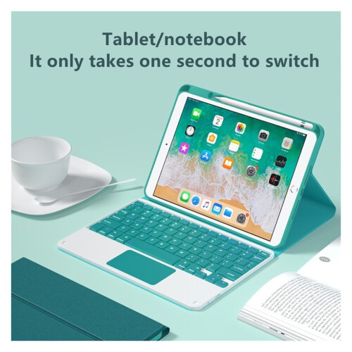 Case with Touch Keyboard and Mouse compatible with iPad 10.2 (9th Generation) - Ultimate Productivity Bundle 2