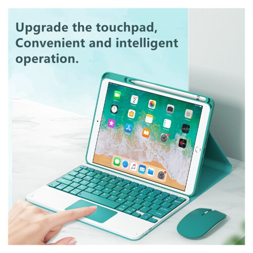 iPad 10.2 (9th Gen) Touch Keyboard and Mouse Case 1