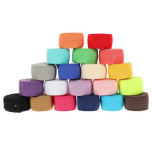 Flaches Gummiband in verschiedenen Farben zum Nähen von Kleidung, hochelastisches Band für handgefertigte Bastelmaterialien