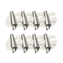 8 gcos fuála rollta 3-10mm, comhoiriúnach le meaisíní fuála baile agus tionsclaíocha