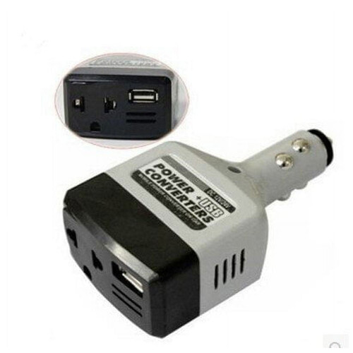 Μετατροπέας ισχύος αυτοκινήτου 12V/24V για προσαρμογέα 220V, υποδοχή αναπτήρα