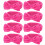 Κορδέλες Spa σε χρώμα Hot Pink από Κοραλί Φλις, 8 τεμάχια 1