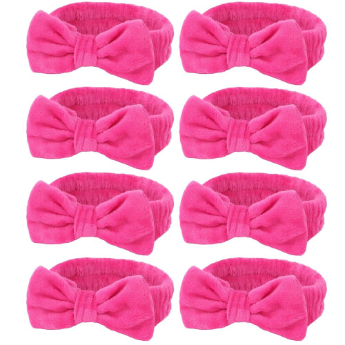 Κορδέλες Spa σε χρώμα Hot Pink από Κοραλί Φλις, 8 τεμάχια