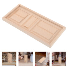 Porta in miniatura non dipinta per casa delle bambole, porta in legno per fate, kit per fate, forniture per la costruzione di case delle bambole e