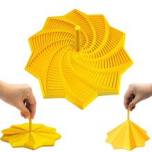 Stea senzorială Fidget, turn spiralat Fidgets imprimat 3D, jucării senzoriale Fidget pentru relaxare, mare