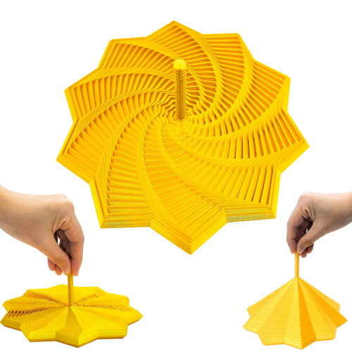 Αισθητηριακό Fidget Star, Τρισδιάστατα Εκτυπωμένοι Fidgets Σπειροειδής Πύργος, Παιχνίδια